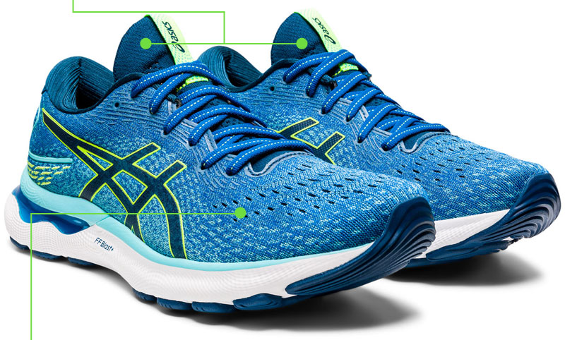 ASICS GEL NIMBUS 24 | KNIT ENGINEERED MESH | NEW TONGUE