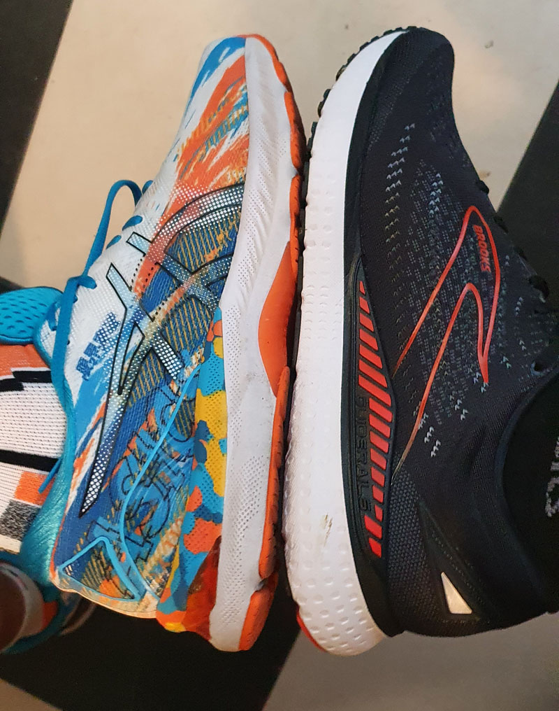 Brooks transcend cheap vs glycerin