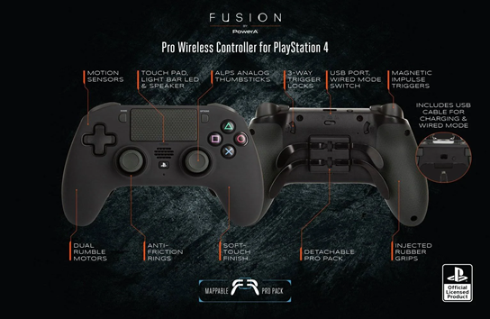 Fusion pro wireless discount controller for playstation 4