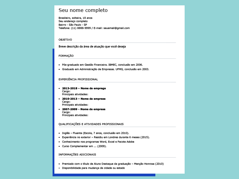 Modelo De Curriculo Como Melhorar O Visual Do Seu Em - vrogue.co